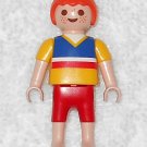 Playmobil - Vacation Boy Figure - Yellow / Red - From 3230 Family Vacation Home - 30101440 - 2002 Playmobil - Vacation Boy Figure - Yellow / Red - From 3230 Family Vacation Home - 30101440 - 2002