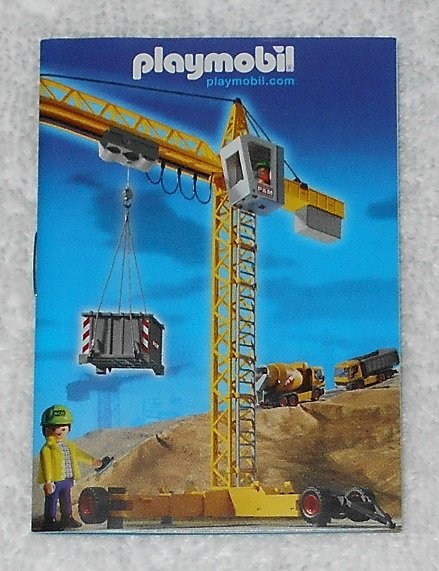 Playmobil - 2003 Small Toy Catalog - Crane Cover - Book Format - 30895012 - English