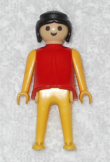Character child blond hair playmobil ref 12 