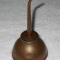 Vintage Copper Oil Can With Angled Spout - Thumb Pump - 6 1/2 Inches
