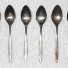 Community - (x6) Silver Plated Teaspoons - Plain Pointed Handles - Vintage Community - (x6) Silver Plated Teaspoons - Plain Pointed Handles - Vintage