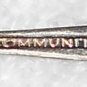 Community - (x6) Silver Plated Teaspoons - Plain Pointed Handles - Vintage