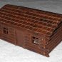 Plasticville - Vintage Brown Plastic Log Cabin