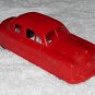 BHS - 1-183 - Red Four Door Car - Plastic - Made In USA - Vintage