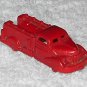 Miniature Red Fire Truck - Hard Plastic - Vintage