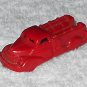 Miniature Red Fire Truck - Hard Plastic - Vintage