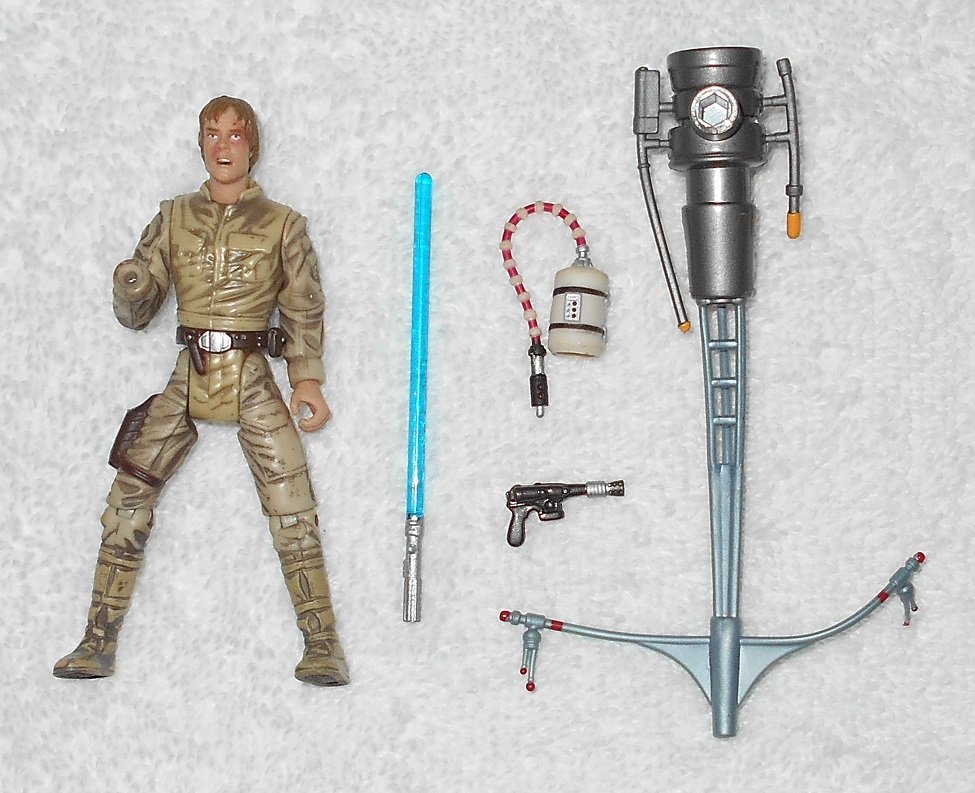 Luke Skywalker - Bespin Duel - Star Wars - Hasbro - 2001 - Incomplete