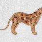 K&M International - Safari Leopard Plastic Action Figure - 4 1/2 Inches - 2001