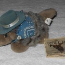 Yippie Yi Yay - Dallas Texas Armadillo Stuffed Animal - Blue Hat & Bandana - 8 Inches