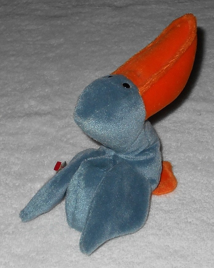 Ty Beanie Baby - Scoop - Pelican - 4107 - Tags Attached - 1996 - Vintage