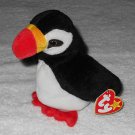 Ty Beanie Baby - Vintage Puffer The Puffin 4181 - Tags Attached - 1997