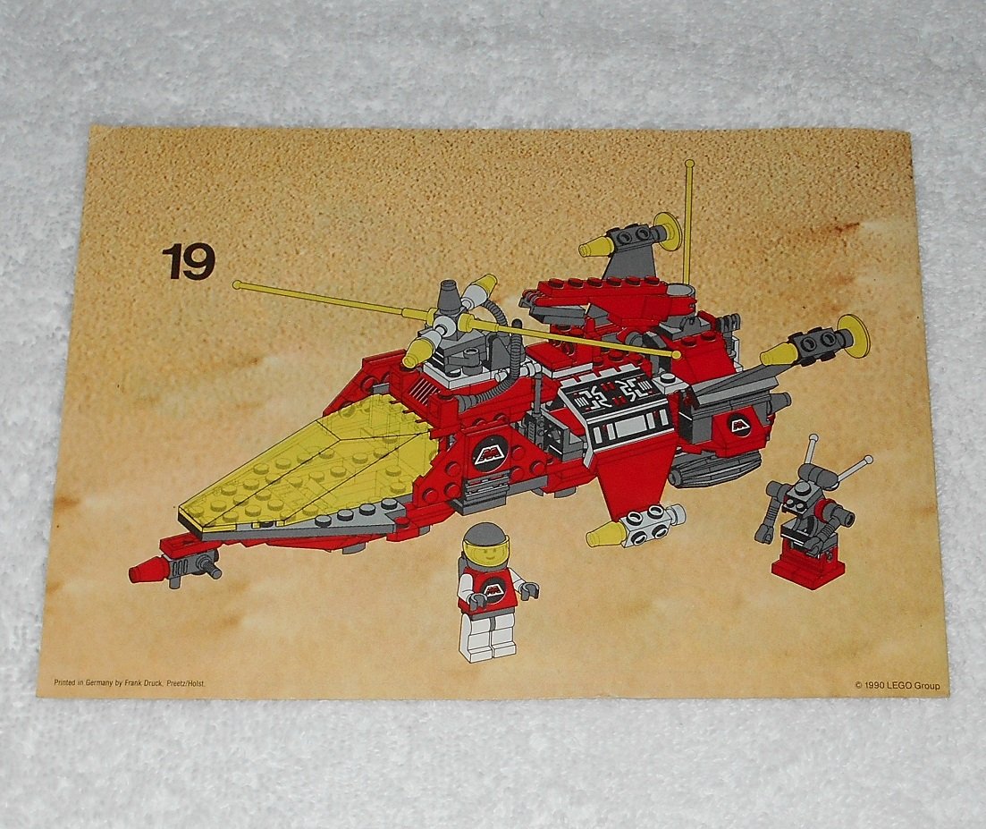 LEGO 6923 - Particle Ionizer - M:Tron - 1990 - Instructions Only