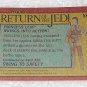Princess Leia Swings Into Action - Card # 52 - Star Wars - Return Of The Jedi - Topps - 1983