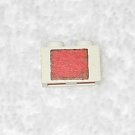 LEGO - Red Square Sticker - On White 1x2 Brick - From 6375 Gas Station - 3004pb070 - Vintage LEGO - Red Square Sticker - On White 1x2 Brick - From 6375 Gas Station - 3004pb070 - Vintage