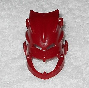 Bionicle - Piraka Hakann From Canister Lid - Dark Red - Part # 55306 - From 8901 Hakann