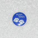 Penn State - Nittany Lion Paws - Lapel Pin Button - Blue & White - 1 Inch Diameter Penn State - Nittany Lion Paws - Lapel Pin Button - Blue & White - 1 Inch Diameter