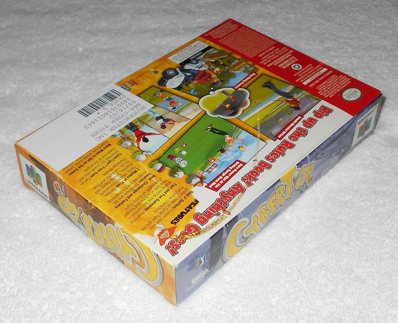 CyberTiger - Nintendo - N64 - Box Only - 1996