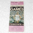 Penn State vs Alabama College Football - November 14, 1981 - Ticket Stub - Beaver Stadium PA