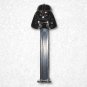 Pez - Vintage Darth Vader Pez Dispenser - Star Wars - Large Dots - Black With Feet - Slovenia - 1997