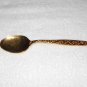 International Silver - Gold Electroplated Serving Spoon - Americana Golden Heritage - Golden Scroll