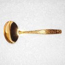 International Silver - Gold Electroplated Gravy Ladle - Americana Golden Heritage - Golden Scroll