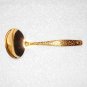 International Silver - Gold Electroplated Gravy Ladle - Americana Golden Heritage - Golden Scroll