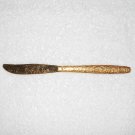 International Silver - Gold Electroplated Knife - Americana Golden Heritage - Golden Scroll