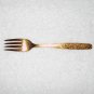 International Silver - Gold Electroplated Fork - Americana Golden Heritage - Golden Scroll