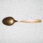 International Silver - Gold Electroplated Teaspoon - Americana Golden Heritage - Golden Scroll