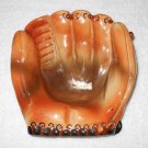 Baseball Mitt Shaped Ceramic Ashtray Dish - Brown - Limited Edition 52/909 - Vintage