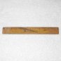Playskool - Vintage Unpainted Wooden Ruler - 6 Inches