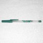 PJ Dick Trumbull Lindy - Bic Ball Point Pen With Green Cap & Clip - Clear Round - Ink Dry