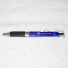 Wachovia - Retractable Ball Point Pen With Grip & Clip - Blue Triangle - Ink Dry Wachovia - Retractable Ball Point Pen With Grip & Clip - Blue Triangle - Ink Dry