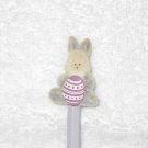World Trend - Easter Bunny Topper On Original Wooden Pencil - Unsharpened - Vintage