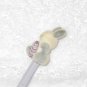 World Trend - Easter Bunny Topper On Original Wooden Pencil - Unsharpened - Vintage