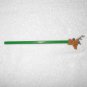 D56 - Oh Dear Reindeer Topper On Original Wooden Pencil - Unsharpened - Vintage