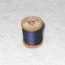 Coats & Clarks 13 - Vintage Dark Purple Sewing Thread On Wooden Spool - USA Coats & Clarks 13 - Vintage Dark Purple Sewing Thread On Wooden Spool - USA