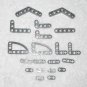 LEGO Technic - (x20) Liftarms - Dark Bluish & Dark Gray - 32348 32526 32140 32316 32250 32056 6632
