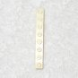 LEGO Vintage - (x1) Brick 1 x 8 Without Bottom Tubes With Cross Supports - White - crssprt01
