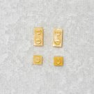 LEGO Vintage - (x4) Old Short Font Bricks 1 x 2 & 1 x 1 - Yellow ITL - 3065 3005 LEGO Vintage - (x4) Old Short Font Bricks 1 x 2 & 1 x 1 - Yellow ITL - 3065 3005