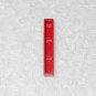 LEGO Vintage Error - (x1) Different Font Logos On Same Brick 1 x 6 - Red - crssprt02
