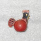 Fisher Price - Vintage Little People Rooster Figure - Red - Plastic