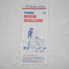 Wickes Lumber - How To Booklet 24 - Bathtub Installation - Plumbing - USA