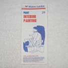Wickes Lumber - How To Booklet 29 - Interior Painting - Paint - USA