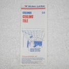 Wickes Lumber - How To Booklet 54 - Ceiling Tile - Ceilings - USA