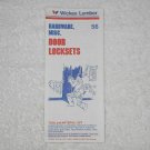 Wickes Lumber - How To Booklet 56 - Door Locksets - Hardware Misc - USA Wickes Lumber - How To Booklet 56 - Door Locksets - Hardware Misc - USA