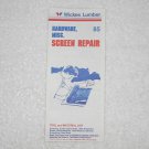 Wickes Lumber - How To Booklet 85 - Screen Repair - Hardware Misc - USA Wickes Lumber - How To Booklet 85 - Screen Repair - Hardware Misc - USA
