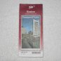 Boston Massachusetts Downtown & Vicinity - AAA Road Map - 1999