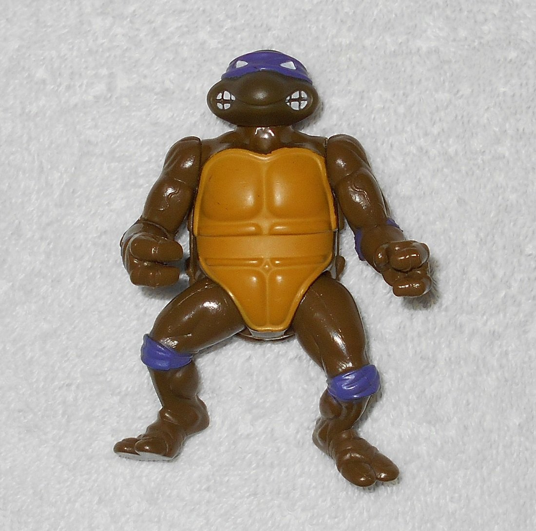 Donatello Figure Only - Hard Head - TMNT Teenage Mutant Ninja Turtles - Playmates 1988