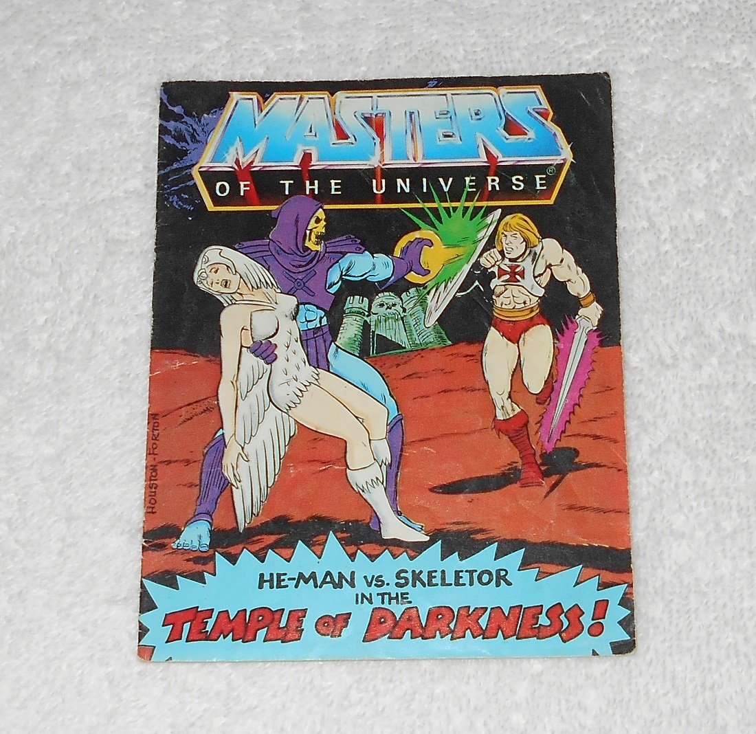 He-Man vs Skeletor In The Temple Of Darkness Mini Comic - Masters Of The Universe - 1983 Vintage